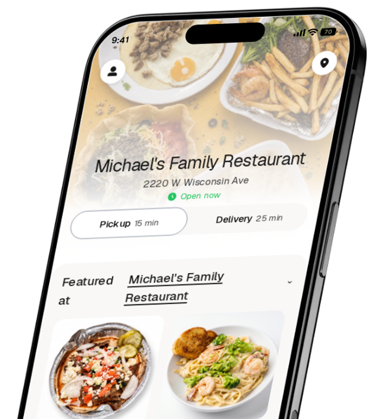 Michael's Family Restaurant app preview