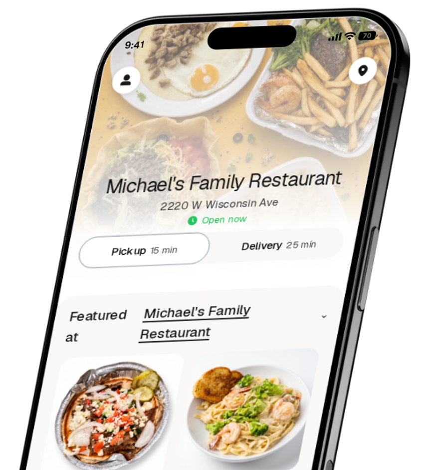 Michael's Family Restaurant app preview