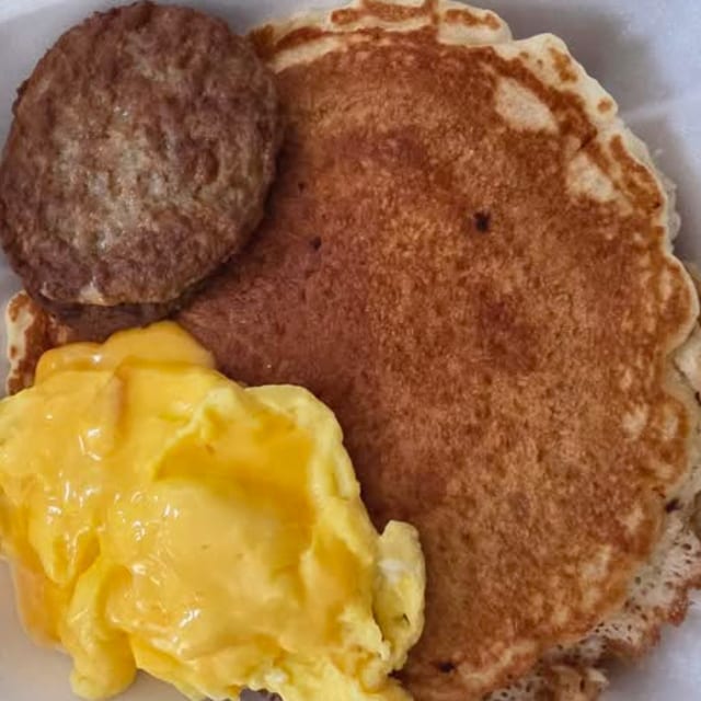 Eggs & Pancakes.